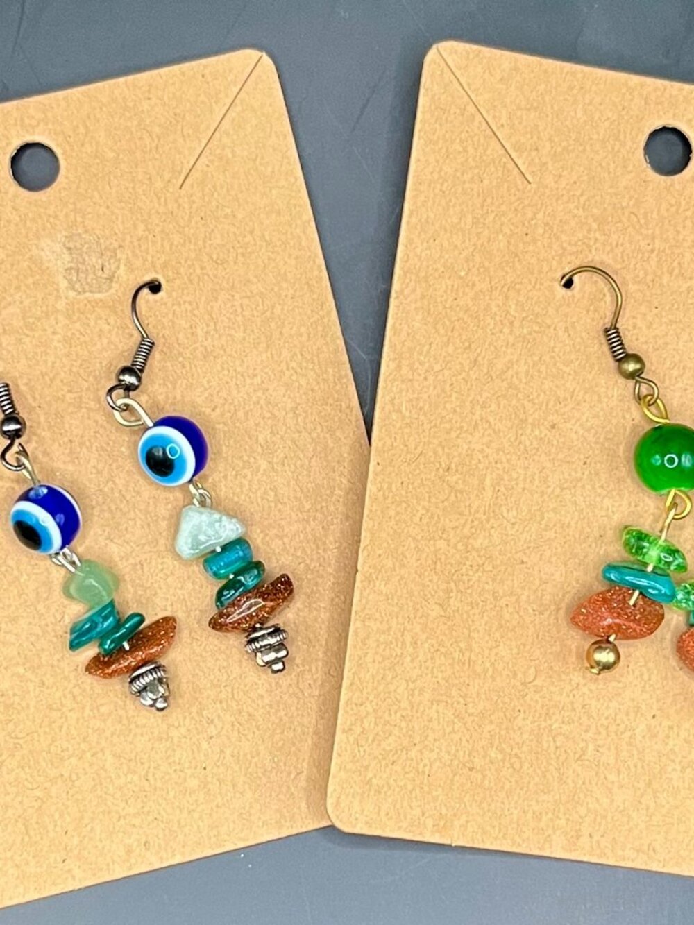 Crystal Earring Set #9 - Terrestrial Abundance - Taurus Virgo Capricorn